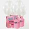 dos bombonas de helio grandes con 100 globos de latex blancos