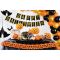 montaje globos led 25cm calabaza de halloween
                            