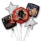 Bouquet globos foil metálicos de Star Wars