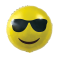 Globo Foil DECO Emoji Gafas 45cm