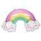 globo foil arcoiris con nubes 90x60cm