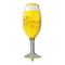 Globo Foil Copa Champagne 41x99 cm