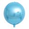 globo foil esfera orbz 40cm azul cromado