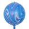 globo foil esfera orbz 40cm marble azul