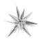 Globo Foil DECO Metálico Estrella 3D Negro de 70cm