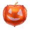 Globo foil metálico de calabaza de Halloweeen