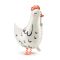 globo foil gallina andarina 48x60cm