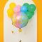 Globo foil 45 cm “Happy Birthday” con diseño rosa/azul