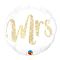 globo foil metalico para bodas DECO Mrs Qualatex
