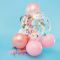 Globo Bubble Burbuja Happy Birthday Unicornios Transparente 45 cm