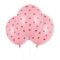 globos de latex Strong Balloons® rosa pastel con corazones