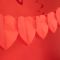 guirnalda de corazones de papel 2m