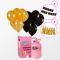 pack de globos fin de año con helio y guirnaldas