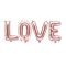 LOVE Letras Foil 41cm Rosa Dorado