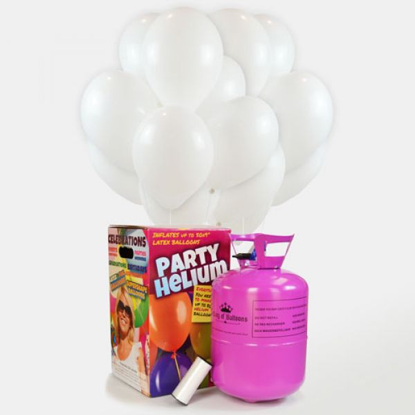 50 globos multicolor mas bombona de helio al mejor precio ✓