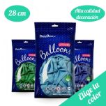 Bolsa 10 Globos Látex 28cm Especial DECO Strong Balloons®. Pincha y elige el color