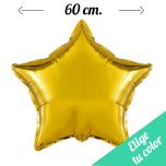 Globos Foil Metálicos DECO Estrella 60cm. Pincha y elige tu color.