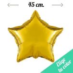 Globos Foil Metálicos DECO Estrella 45cm. Pincha y elige tu color