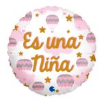 Globo foil bautizo babyshower niña