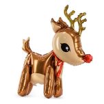 Globo foil metalico reno de navidad 50x62cm
