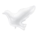 globo foil metalico paloma blanca 77x66cm
