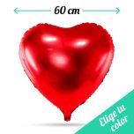Globos Foil DECO corazón 60cm. Pincha y elige el color