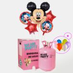 globos de mickey con bombona de helio grande