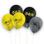 bolsa 8 globos de látex Batman Rogue Rage
