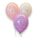 Bolsa 6 Globos DECO Strong Balloons® Látex 30cm "Make a wish"