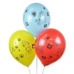Bolsa 6 Globos DECO látex 28cm Patrulla Canina