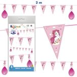 Guirnalda de unicornios con globos de 2m