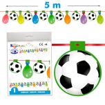 Guirnalda de fútbol con globos de 5m