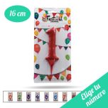 Velas Gigantes de Número 16cm con Purpurina. Pincha y elige tu número
