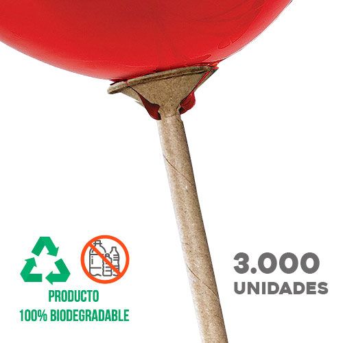 3.000 Soportes/Varillas para globos biodegradables 38cm
                            