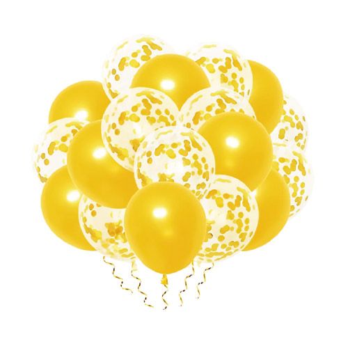 bouquet de 20 globos de látex 30cm blanco, plata y confetti plata