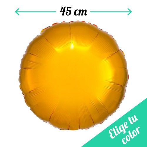 Globo Foil DECO Redondo 45cm. Pincha y elige tu color