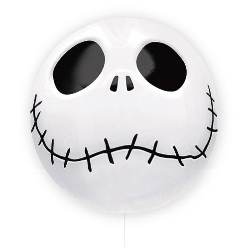 globo foil redondo 45cm halloween calavera jack esqueleton