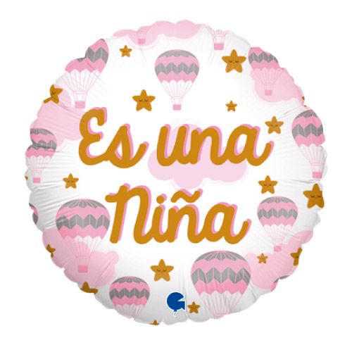 Globo foil bautizo babyshower niña