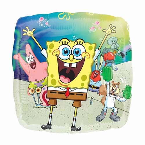 Globo foil metálico de Bob Esponja
