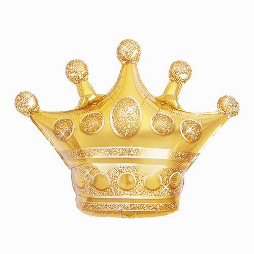 globo foil corona de brillantes 73x68cm