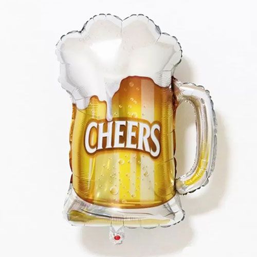 globo foil jarra de cerveza 53x70cm