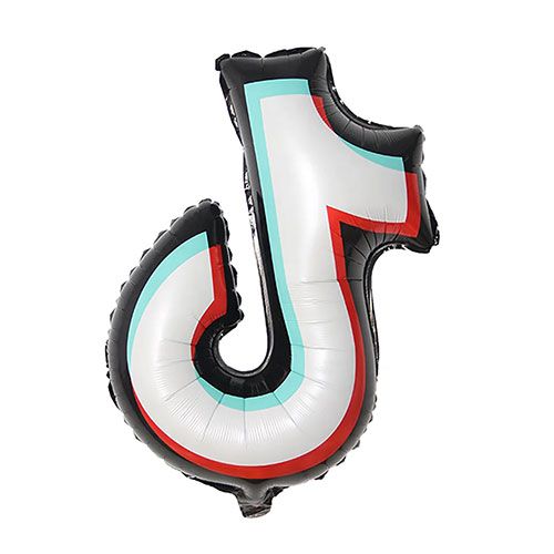globo foil logo tiktok