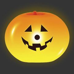 globos led 25cm calabaza de halloween
                            