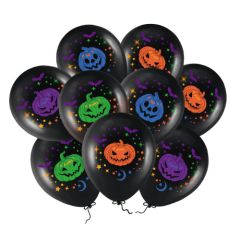 globos de latex blancos con calaveras caterina para halloween