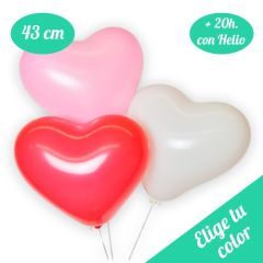 Bolsa 10 Globos DECO Corazones YUMBO 43cm