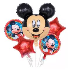 Bouquet 5 Globos Foil DECO de Mickey Anagram®