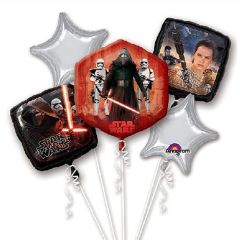 Bouquet globos foil metálicos de Star Wars