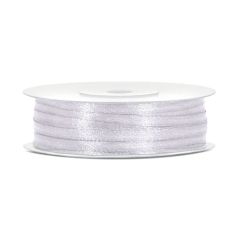 Cinta ribbon para atar globos y decorar, 50m Color Blanco