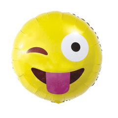 Globo Foil DECO Emoji Guiño 45cm