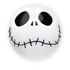 globo foil redondo 45cm halloween calavera jack esqueleton